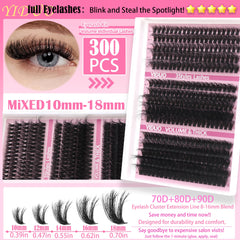 YIDUO CCurl lashes close-up highlighting natural lift and seamless wear.