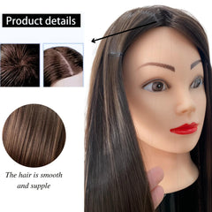 Yiifiulyn braiding practice head enables realistic plaiting practice.