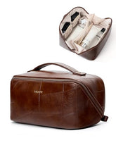 Yikisite makeup bag flat-unfold view for quick access to cosmetics