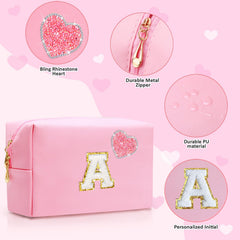 YILANCOL bling rhinestone heart detail adding sparkle to the bag
