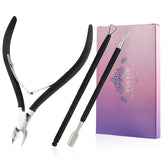 YINYIN cuticle nipper in black with precise grip for manicure tasks