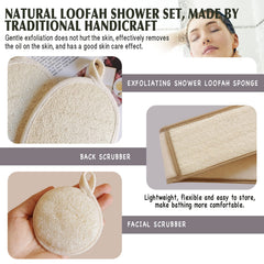YIQINGJIE facial-scrubber-pad compact loofah for smooth facial cleansing.