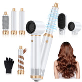 Yitrust 5-in-1 blow dryer brush in action for fast drying and styling