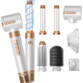 Yitrust 7-in-1 blow dryer brush in action for quick drying and versatile styling