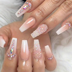 Yivaiks 24-piece press-on nails set for elegant event-ready nails.