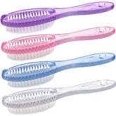 Ylijxqc handle grip nail brush front view showing ergonomic design for easy cleaning
