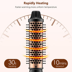 Ymguspri thermal brush LED temperature display helps precision styling.