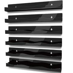 YMVV 15-inch nail polish rack left view enables easy color selection for salons