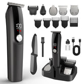 Ynasen 6-in-1 beard-trimmer setup for precise, all-in-one home grooming.