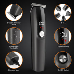 Ynasen stainless steel blades 360 design minimize pulling during trimming.