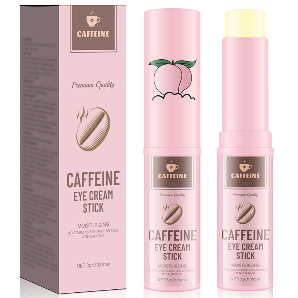 Yniquet caffeine eye stick packaging for on-the-go care