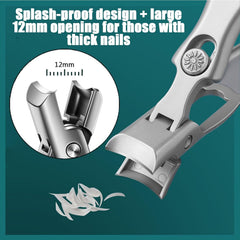 Ynyjzz MightyClip anti-splash design helps keep surroundings clean during use.