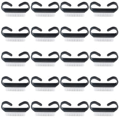 YODOOLTLY Nail Cleaning Brush pack shot with 20 brushes for home manicure prep