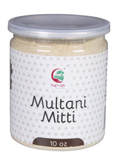 Yogi's Gift Multani Mitti powder packaging for easy at-home use