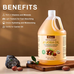 Yoken Jojoba Oil face application illustrating lightweight hydration.