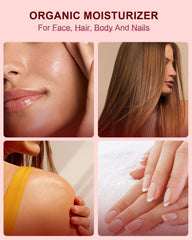 Yoken Rosehip Seed Oil hands-application shows soothing, fast-absorbing hydration for sensitive skin.