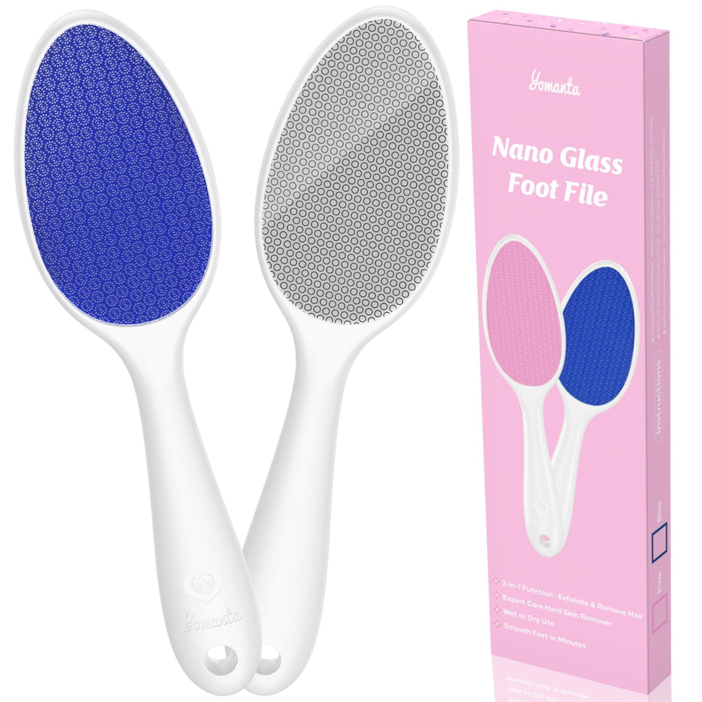 Yomanta foot file dual-action delivers precise callus removal and smoother skin.