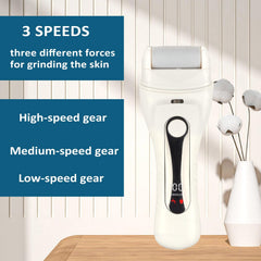 YONGYAO callus remover heads display showing three heads for precision and customization.