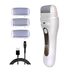 YONGYAO electric callus remover front view, portable for at-home pedicures.