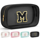 YOOLIFE clear makeup bag front view for quick access and organized essentials.