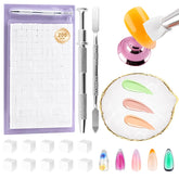 YOOVR ombre sponges 200-pack for seamless gradient gel blending
