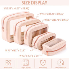 YOPCDJ travel makeup pouch medium—sturdy zipper keeps cosmetics organized during flights.