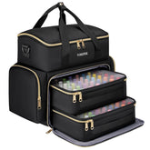 YOREPEK extra-large nail polish organizer top view highlights vast storage capacity.