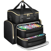 YOREPEK extra-large nail polish organizer front view showing high capacity for many bottles