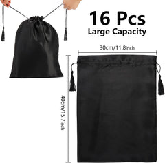 Youeon soft satin fabric wig bag highlights smooth texture and gentle storage