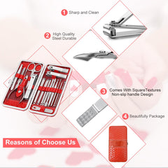 Yougai Manicure Set facial-tools captures precision grooming for facial care routines.