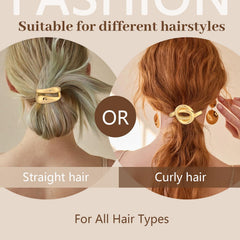 Yougeigy thick-hair ponytail holders offer secure hold for voluminous locks
