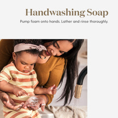 Young Living Thieves foaming hand soap foam close-up highlighting rich lather