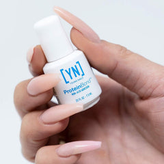 Young Nails Nail Protein Bond application on nail — anchors gel and acrylic securely