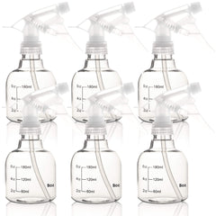 Youngever 6-pack empty spray bottles for organized home cleaning tasks.