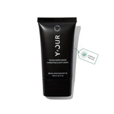 Y’OUR tinted moisturizer bottle with SPF 30 provides daily sun protection.