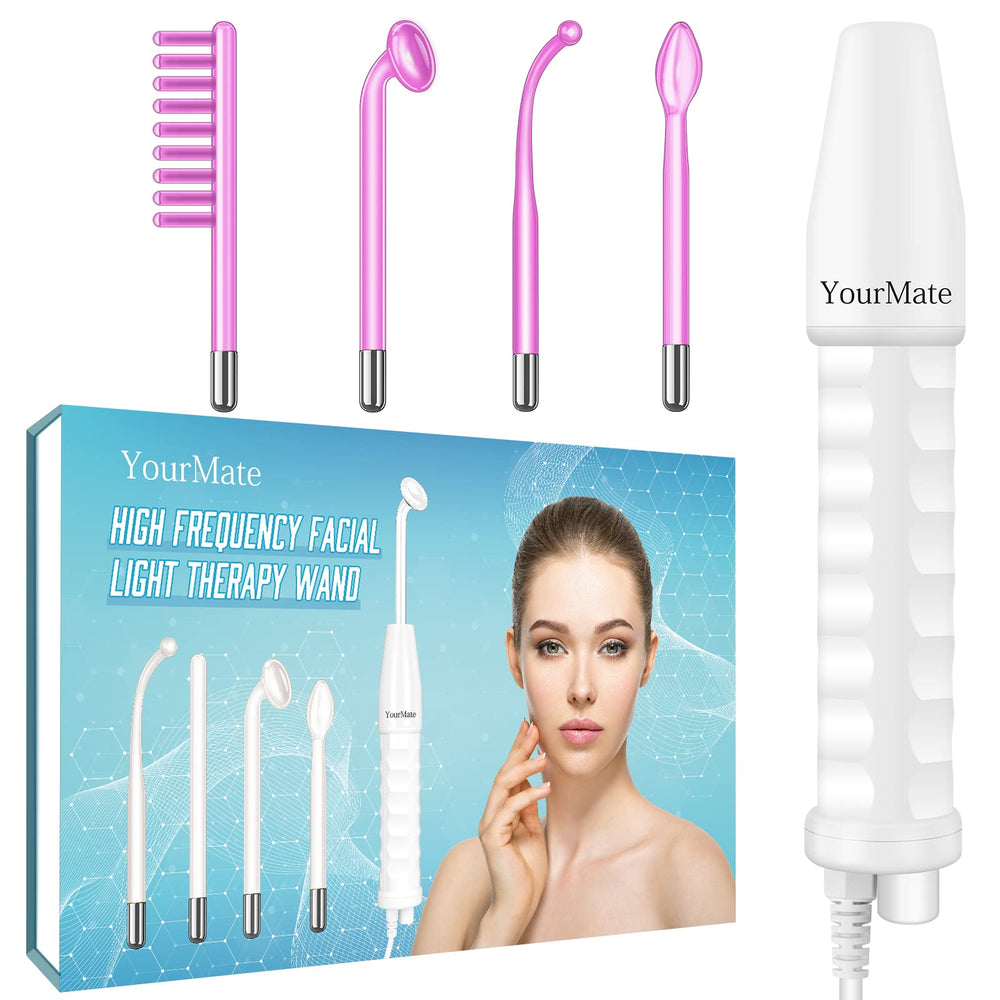 YourMate PhotoTherapy Device face wand ready for home skincare routine