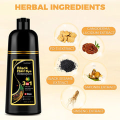 YOURTONE hair-color-shampoo foam lather spreads evenly with added shine.