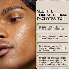 Youth To The People retinal-niacinamide-serum pump dispense shown for easy evening use