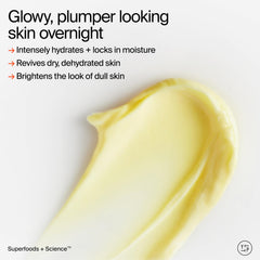 Youth To The People Superberry Dream Mask swatch shows rich, creamy texture for nightly use.