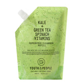 Youth To The People Superfood Cleanser refill glass bottle for eco-friendly daily cleansing