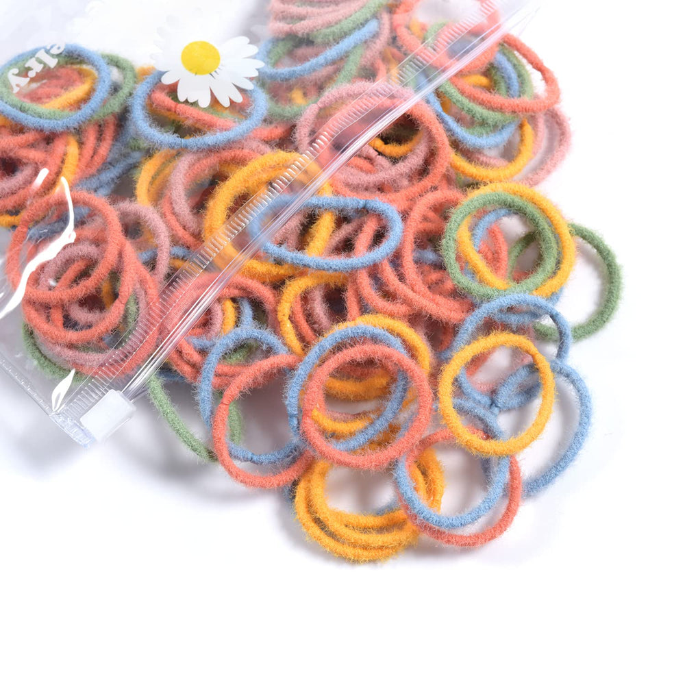 YOUXUAN small hair elastics in packaging for easy storage