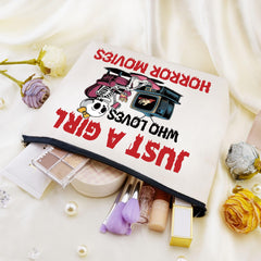 Yoxiumi horror bag interior spacious space keeps cosmetics organized during trips