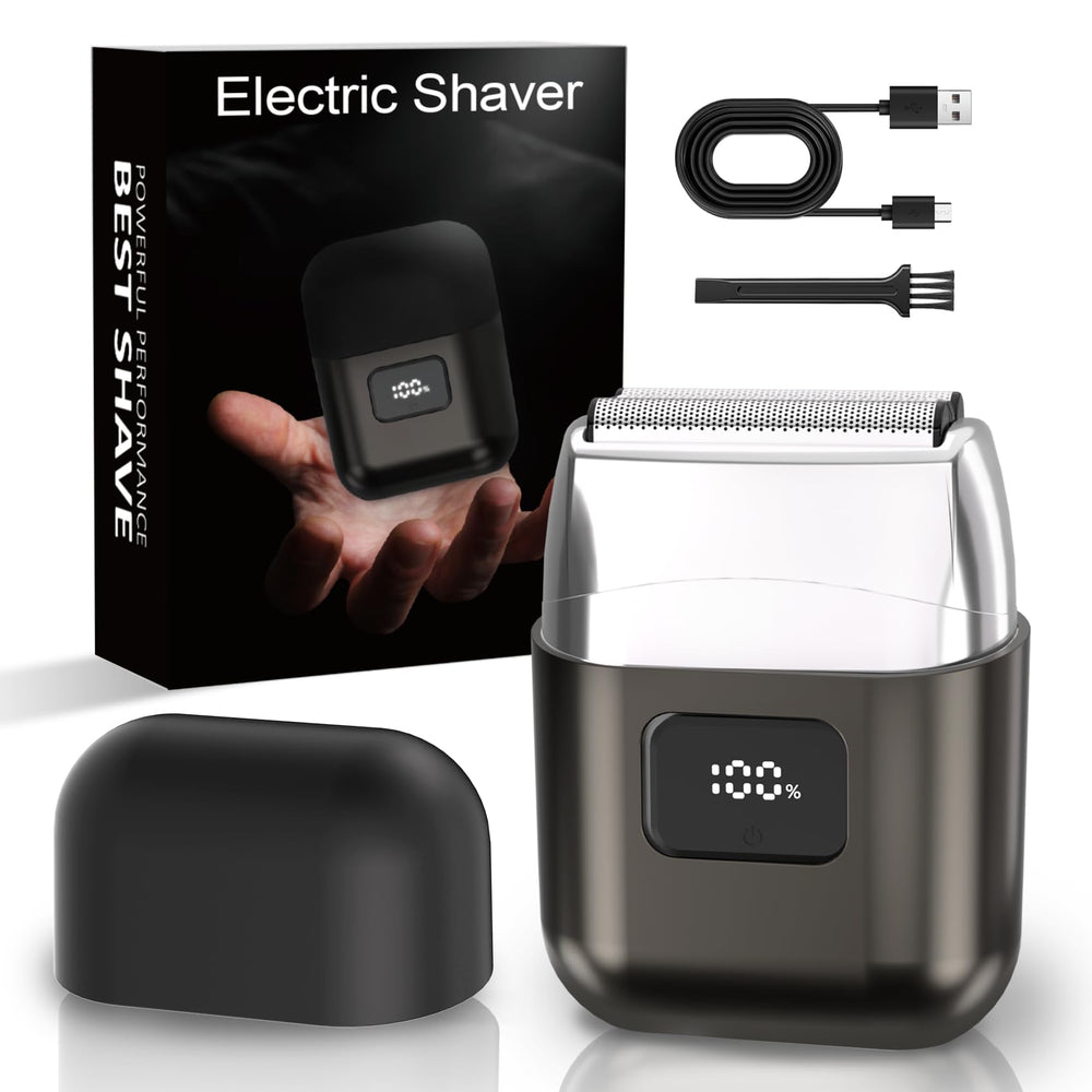YOXSPD electric foil shaver with 3 floating blades for a smooth, irritation-free shave