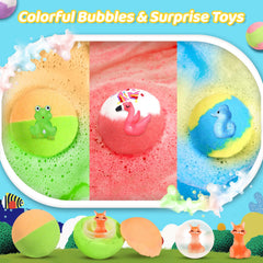 YoYokay sky-theme bath bombs unveil hidden elves and encourage imaginative play.