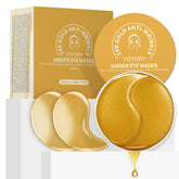 YOYORY 24K Gold under-eye patch close-up for hydrated skin