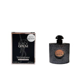 Yves Saint Laurent Black Opium mini bottle front view for on-the-go fragrance.