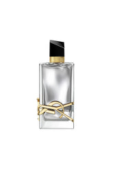 Yves Saint Laurent Libre LAbsolu Platine bottle closeup highlighting refined elegance.
