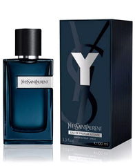 YSL Y Intense spray-action image showcasing effortless application and lasting presence.