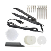 YTBYT hair extensions tool kit heat iron wand closeup for precise styling flexibility