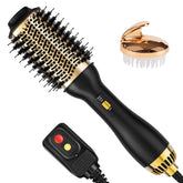 Yucafy 4-in-1 hot air brush with oval barrel delivering smooth styling through 360° airflow.